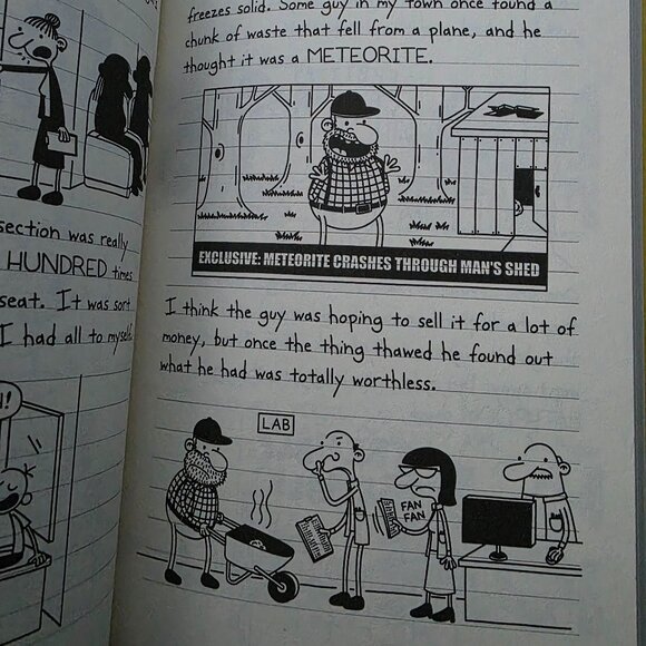 Diary of a Wimpy Kid books by Jeff Kinney - The Getaway and Dog Days - hardcover - Picture 11 of 15